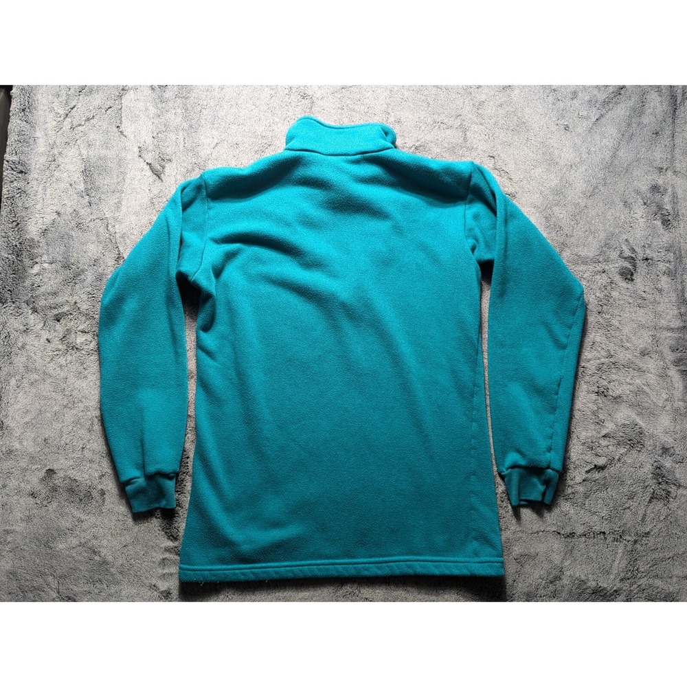 Patagonia Capilene Long Sleeve 1/4 Zip Pullover Womens Medium Green Made In USA - Picture 9 of 11